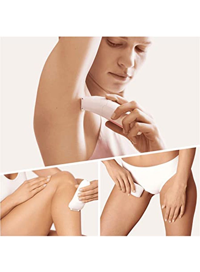 BRAUN - Silk-épil 5 5-620 Epilator, Hair Removal, 3 In 1, Includes Shaver & Trimmer Head, Cordless, Gentle Hair Removal Setting, Wet & Dry, 100% Waterproof, UK 2 Pin Plug White/Pink - Image 1
