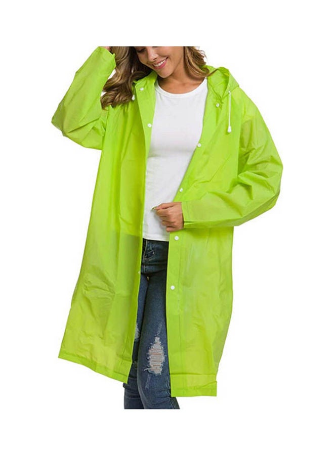 Generic - Clear Eva Raincoat Waterproof Rain Ponchos Long Rainwear Size M - Image 1