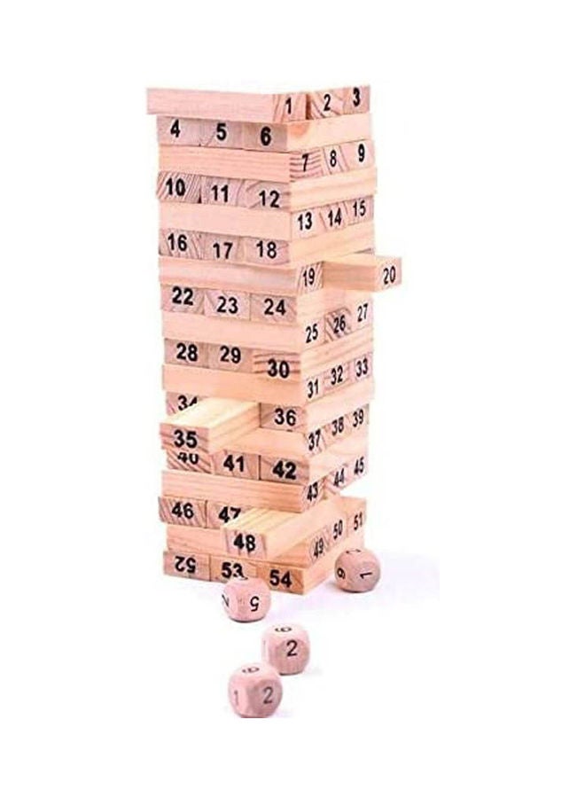 Generic The Box Contains 54 Pieces Beige 