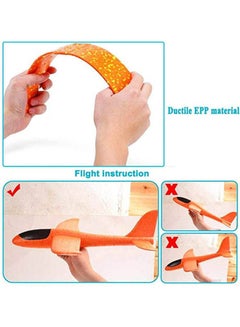 Generic Airplane Diy Hand Launch Throwing Glider Aircraft Inertial Foam 13.5inch  - Image 2