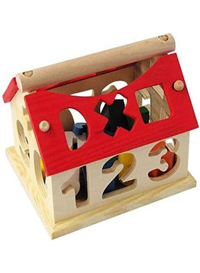 Wooden Digital House Building Blocks Toys Intellectual Toy For Kids - Image 2
