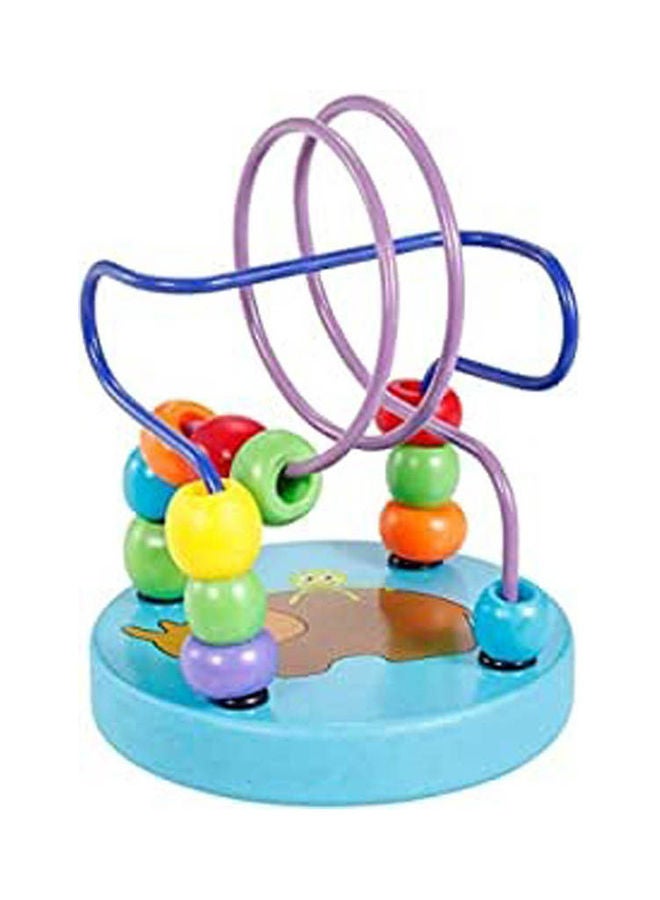 Rhinoceros Pattern Circle Mini Beads Maze Educational Toy