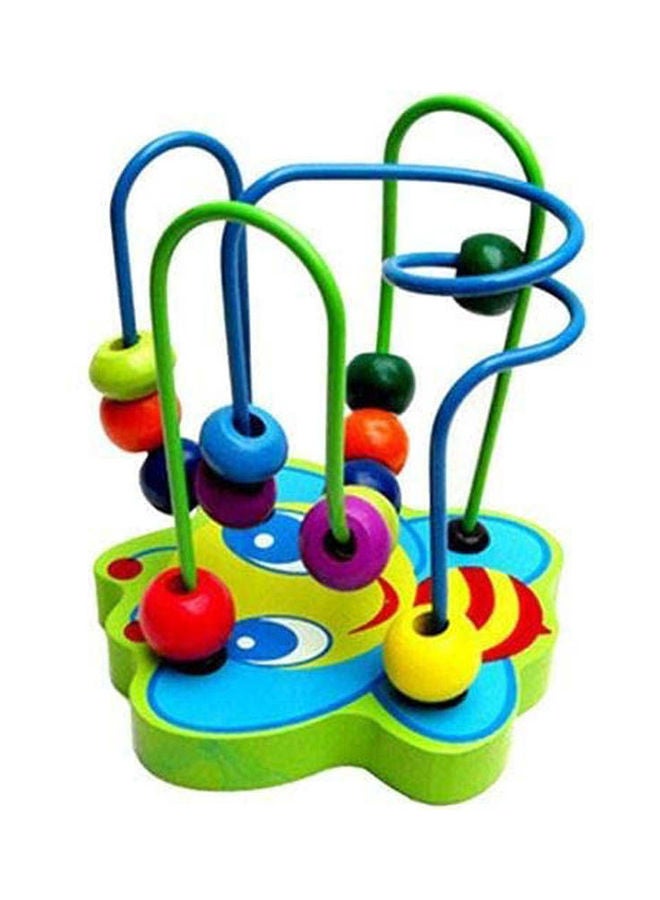 Mini Carton Around Bead Children'S Kids Educational Wooden Baby Toys Mini Around Beads