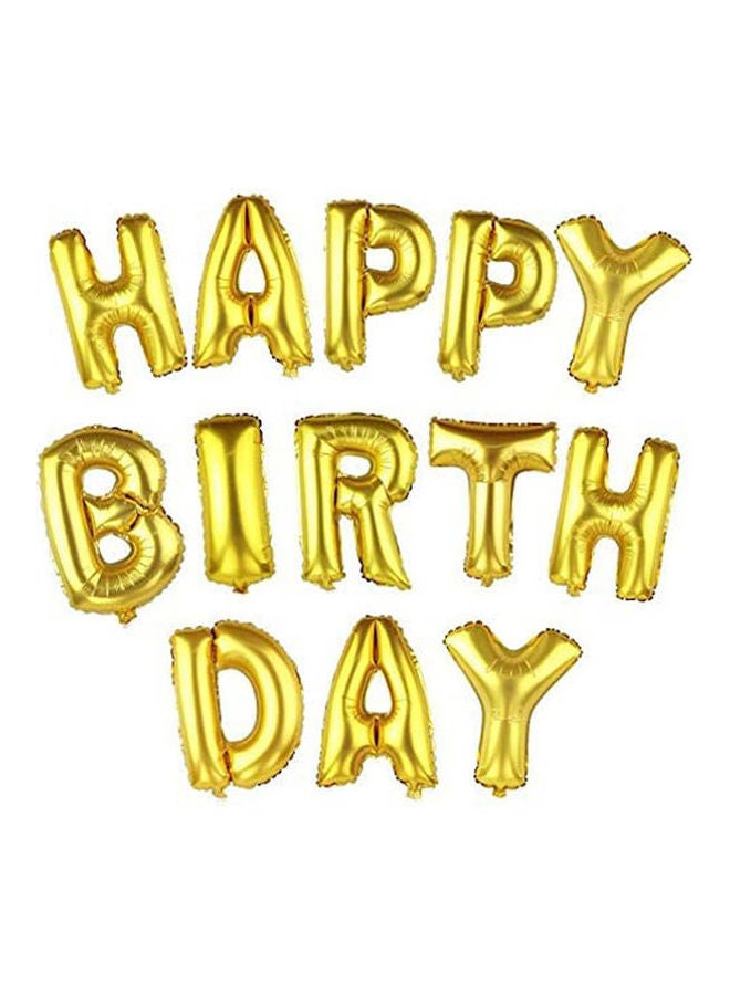 Generic - Alphabet Letters Balloons Happy Birthday Party Decoration - Image 1