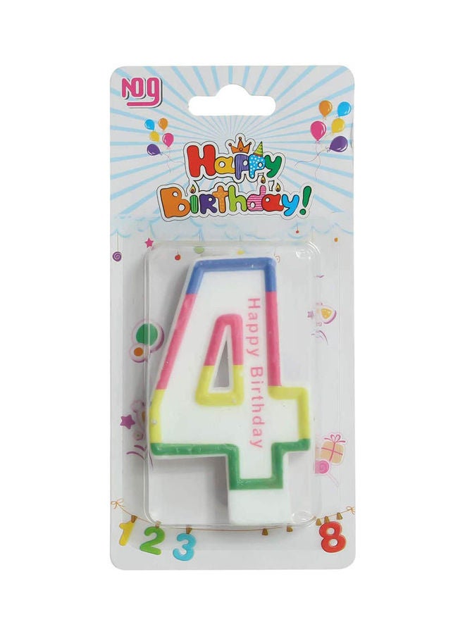Birthday Candle No 4