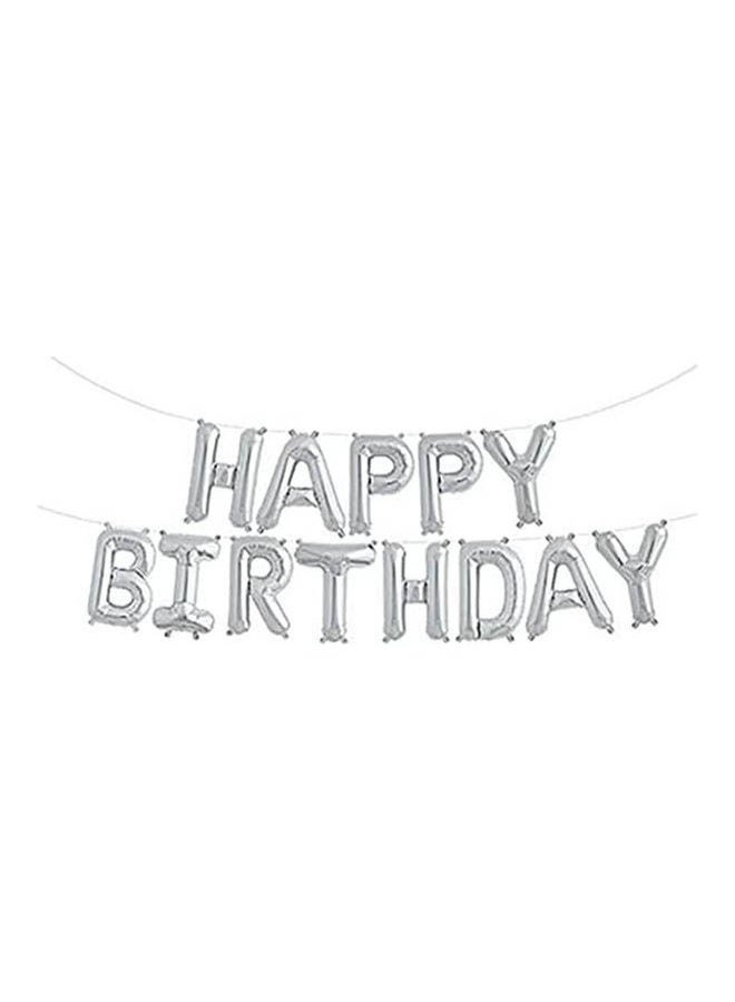 Letters Connection Happy Birthday Foil Balloons Happy Birthday Party 16inch 