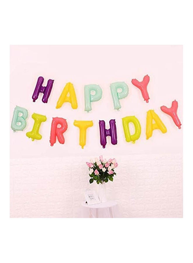 Macarons Alphabet Letters Balloons Happy Birthday Party Decoration 16inch 