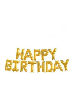 Generic Happy Birthday Balloons Decorations Aluminum Foil Banner Balloons For Party Decorations 16inch 