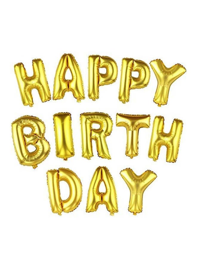 Alphabet Letters Balloons Happy Birthday Party 16inch 