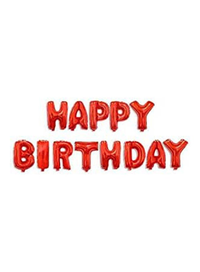 Generic - Happy Birthday Letters 13 Pcs Foil Set Party Decoration 16inch - Image 1