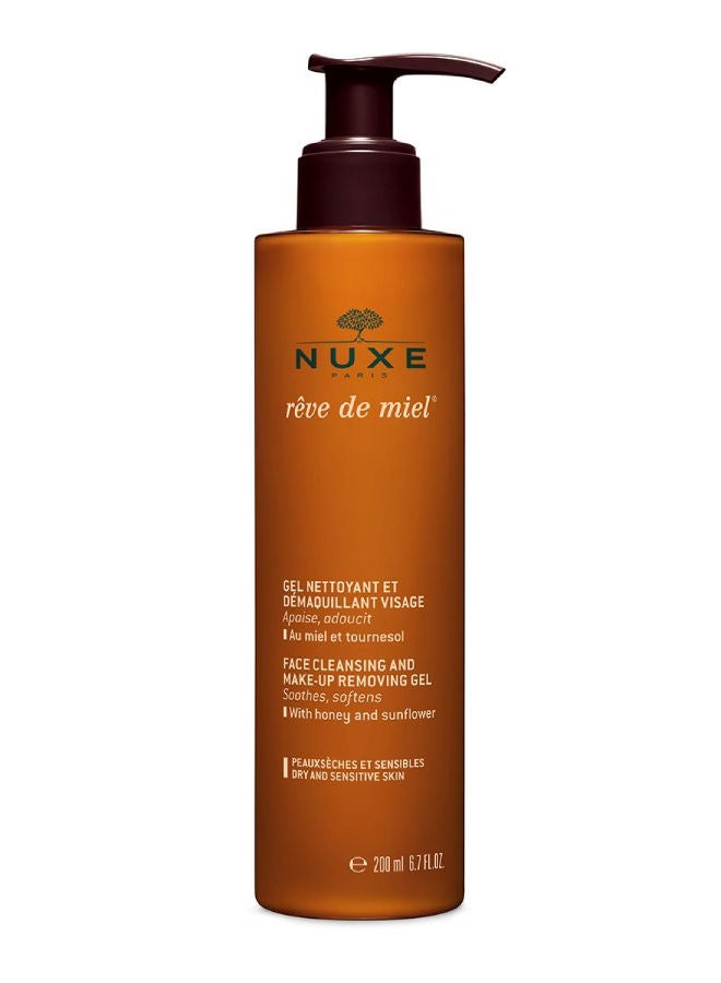 NUXE Reve de Miel Face Cleansing and Make-Up Removing Gel Clear  - Image 1