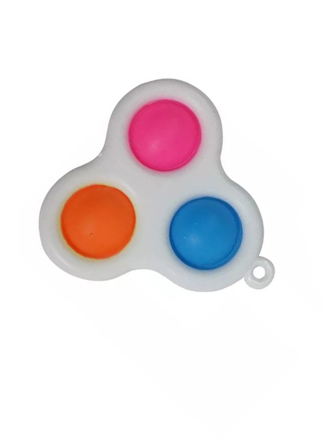 XiuWoo - Mini Pop Bubble Squeeze Sensory Fidget Stress Relief Keychain Novelty Toy 8x7cm - Image 1