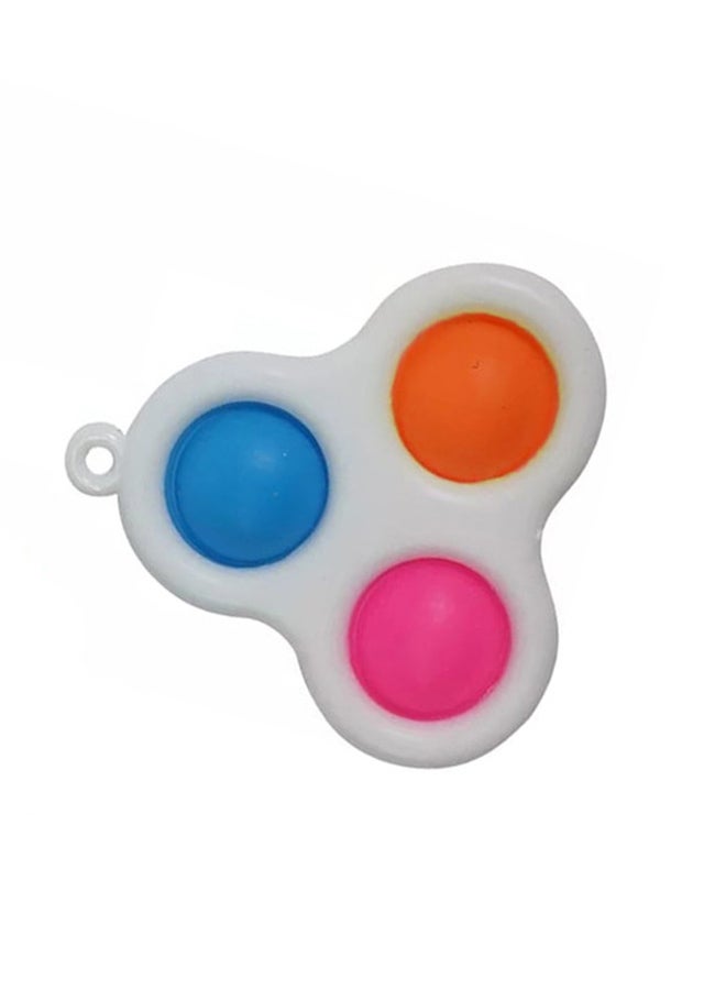XiuWoo - Mini Pop Bubble Squeeze Sensory Fidget Stress Relief Keychain Novelty Toy 8x7cm - Image 1