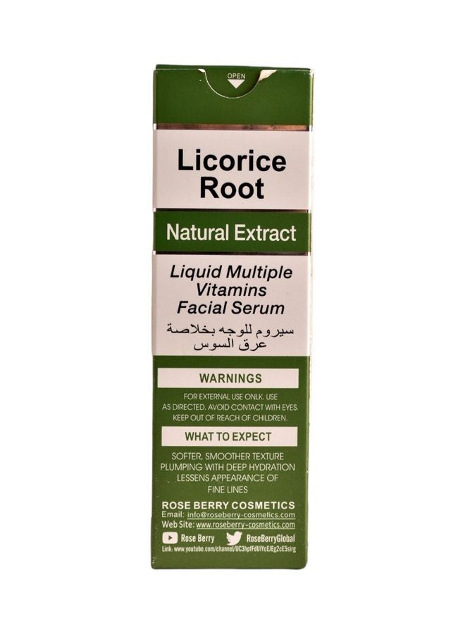 Licorice Root Natural Extract Liquid Multiple Vitamins Facial Serum 30ml - v1652677516/N53318578A_4