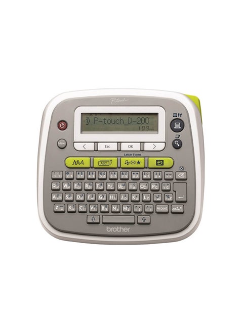 Portable Label Printer PT-D200AR White/Green