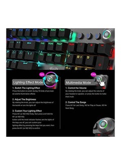 F2088 Full Mechanical Gaming Keyboard With Rainbow Backlit Led - Blue Switches - v1652694537/N53323119A_3