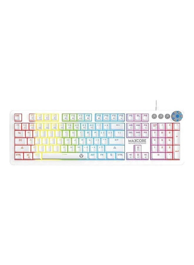 FANTECH - FANTECH MK852 MAXCORE RGB Gaming Mechanical Keyboard | OUTEMU BLUE SWITCH | Double SHOT KeyCaps | MACRO Support | ALL KEYS ANTI GHOSTING | MEDIA KEYS - Image 1
