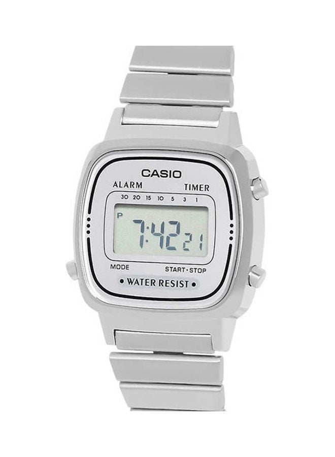 CASIO - Women's Women's Stainless Steel Digital Wrist Watch LA670WA-7DF - Image 1