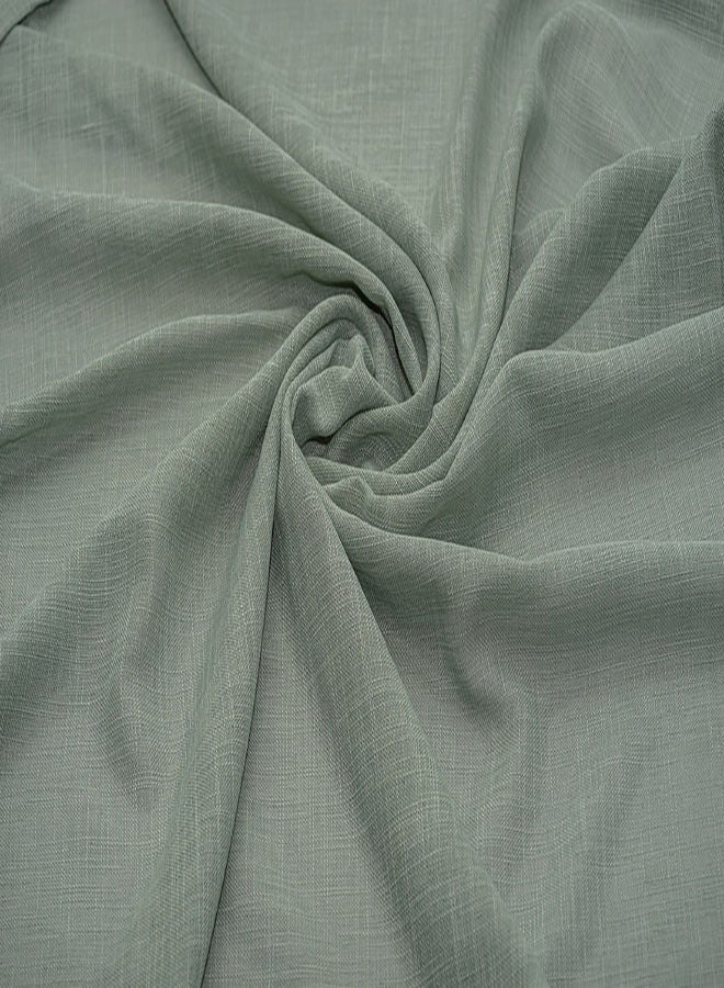 CURTAINS & RODS 1 Panel Of Organic Plain Linen Mystive Curtain Mint Green 1.4x2.8meter - Image 2