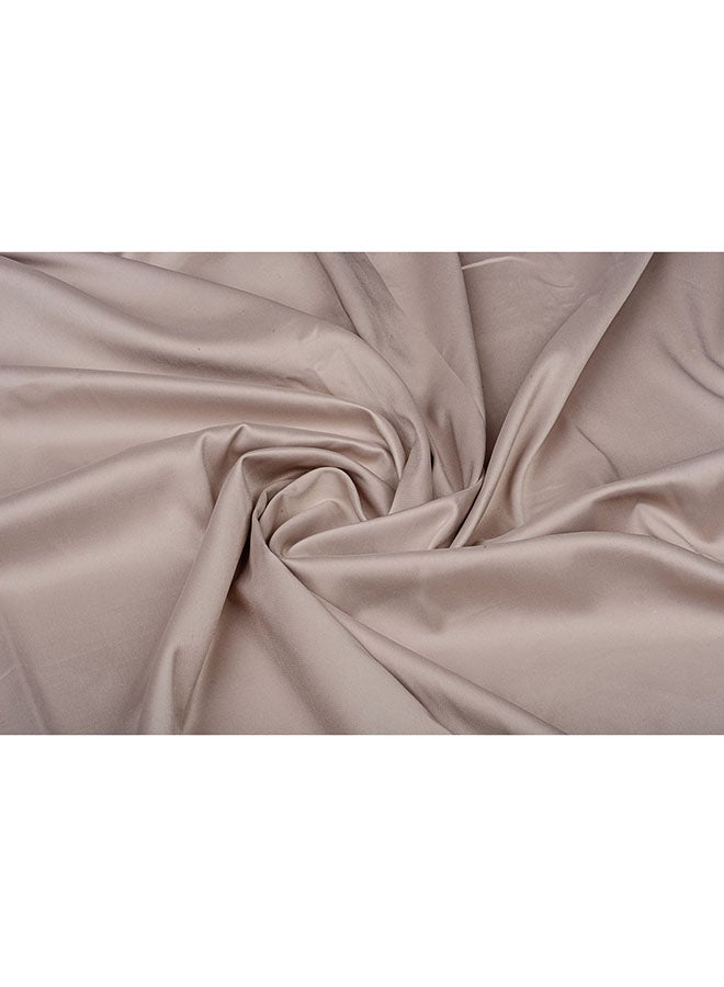 CURTAINS & RODS 1 Panel Of Plain Silky Shine Side Croma Curtain Café 1.4x2.8meter - Image 2