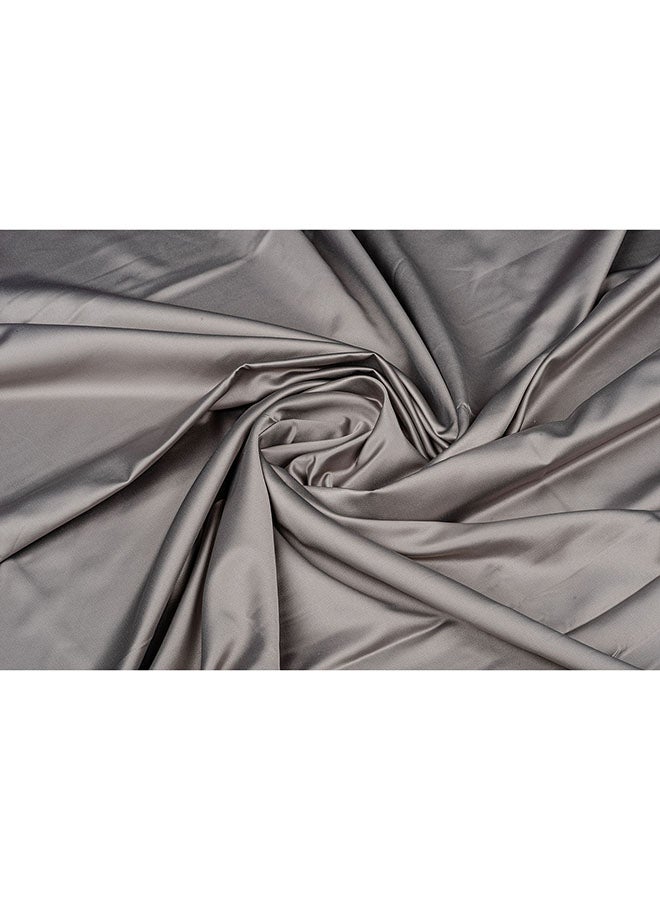 1 Panel Of Plain Silky Shine Side Croma Curtain Grey 1.4x2.8meter - v1652702663/N53090959A_3