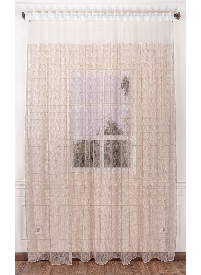 CURTAINS & RODS 1 Panel Of Embroidered Organza Speno Curtain Kashmir 3x2.8meter - Image 1