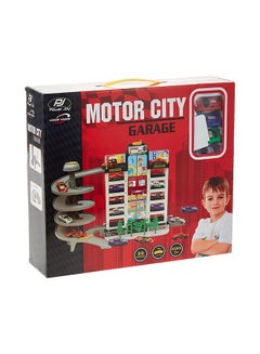 P.Joy Vroom Vroom Motor City Garage With 4 Cars  - Image 2