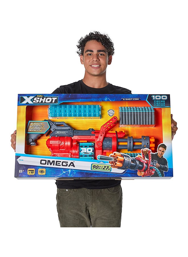 x_shot لعبة قاذف الطلقات إكسل أوميجا من 98 طلقة مع حزام من 30 طلقة - Image 5