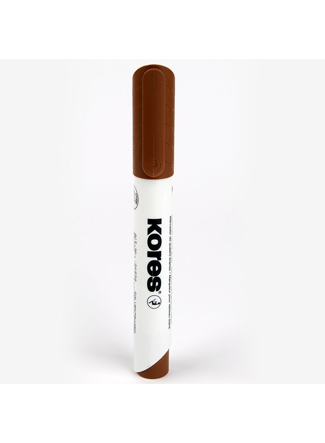 Kores Round Tip Board Marker XW1 No:20838 Brown - Image 2