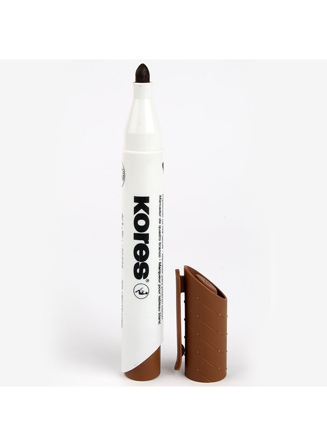 Kores Round Tip Board Marker XW1 No:20838 Brown - Image 3