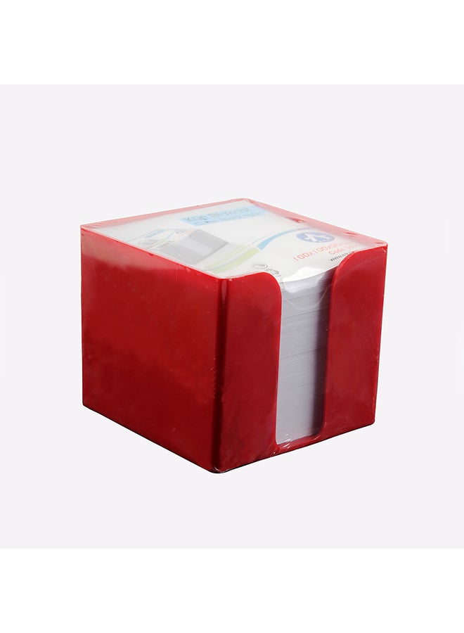 ARK - Cube Blocknote With Paper Holder No:5691 Red - Image 1