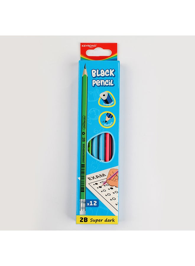 Keyroad keyroad  pencil 2B KR971713 Blue  - Image 2