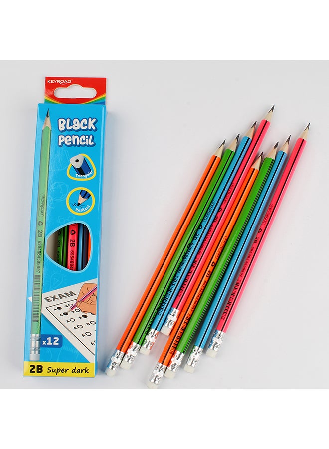 Keyroad keyroad  pencil 2B KR971713 Blue  - Image 1