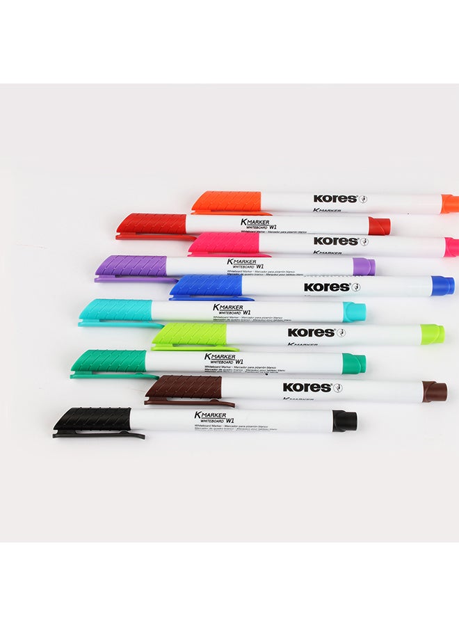Kores - KORES Marker W1 WHB 10 colours 22841 Multicolour - Image 1
