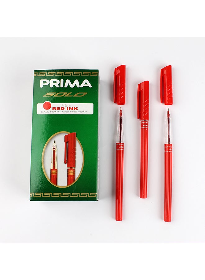 PRIMA Ballpoint Pen Solo - Needle Tip Red  - Image 2