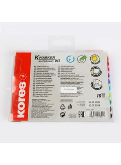 KORES Marker W1 WHB 10 colours 22841 Multicolour - v1652705768/N51139341A_2