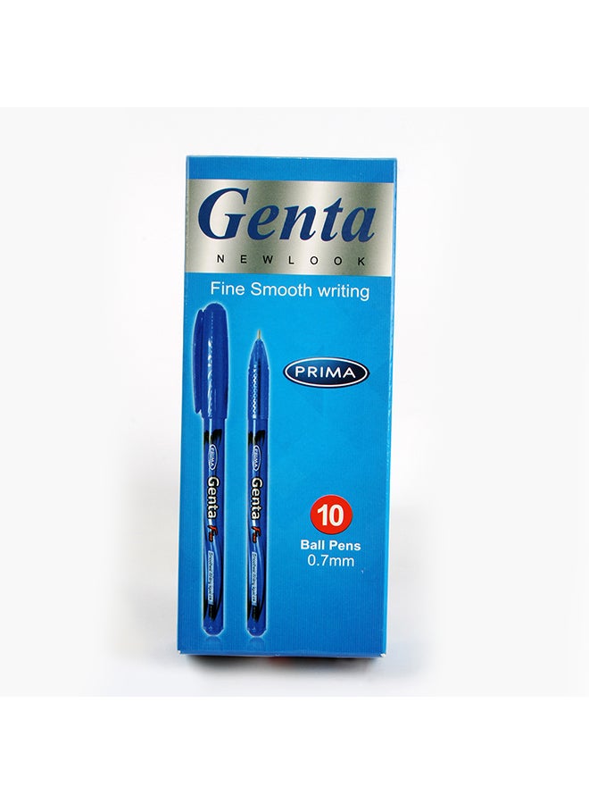 PRIMA Ballpoint Pen Genta  10 pcs Blue  - Image 1