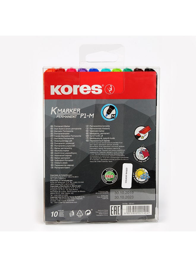 كورس K-Marker Fine M Set 10 Colors Multicolour - Image 2