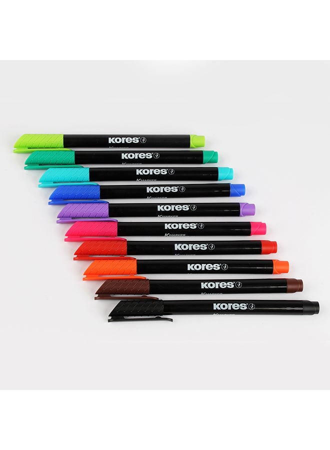 كورس K-Marker Fine M Set 10 Colors Multicolour - Image 4