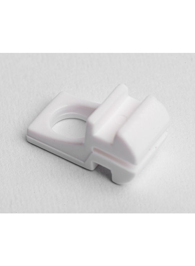 CURTAINS & RODS Plastic fine gliders White - Image 2
