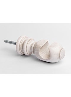 CURTAINS & RODS Kabuli single oak White 