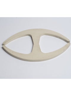 CURTAINS & RODS Metal Hook Curtain Holder Off White 
