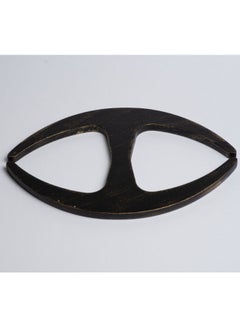 CURTAINS & RODS Metal Hook Curtain Holder Black 