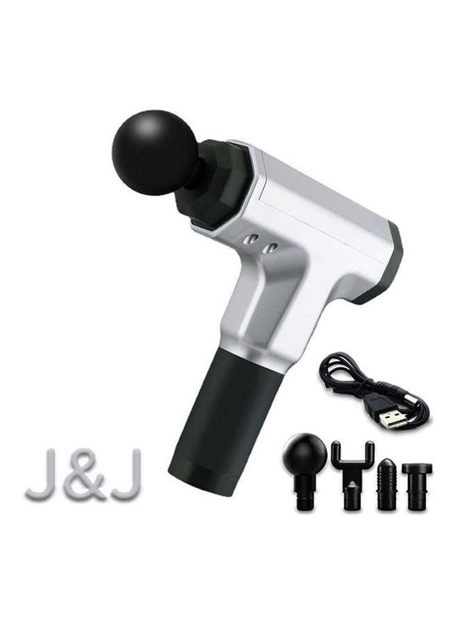 Deep Tissue Muscle Electric Massage Gun ( Pro Max ) Bold Version 2 with USB Color Silver - v1652715073/N53324773A_2