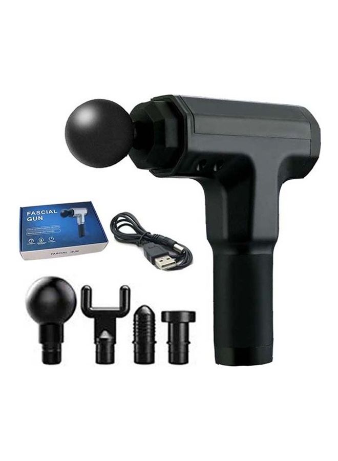 J&J Deep Tissue Muscle Electric Massage Gun ( Pro Max ) Bold Version 2 with USB Color Bold Black - Image 1