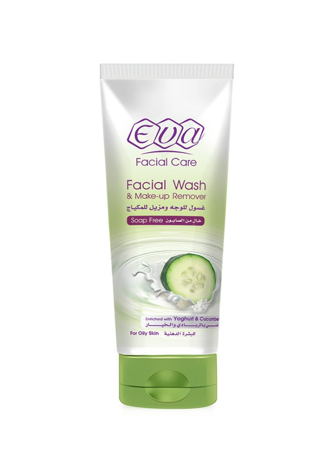 Eva - Care Facial Wash And Make-Up Remover Enriched With Yoghurt And Cucumber For Oily Skin Multicolour - Image 1
