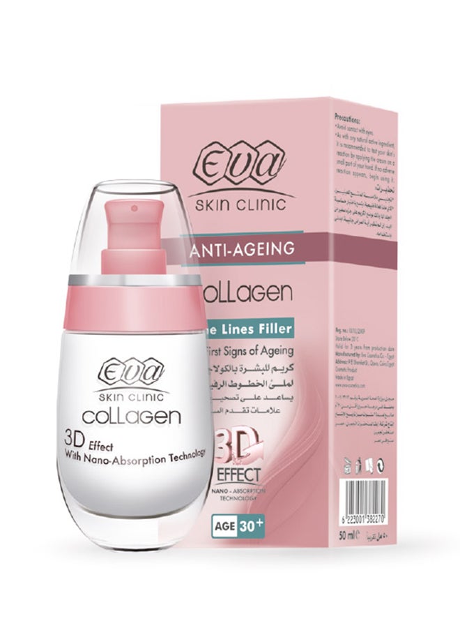 Eva Skin Clinic Anti-Ageing Collagen Fine Lines Filler For First Signs Of Ageing (+30) Multicolour 50ml 