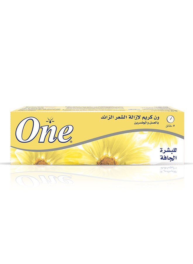 One - Hair Removal Cream Enriched With Honey & Gylcerin For Dry Skin 90grams - Image 1