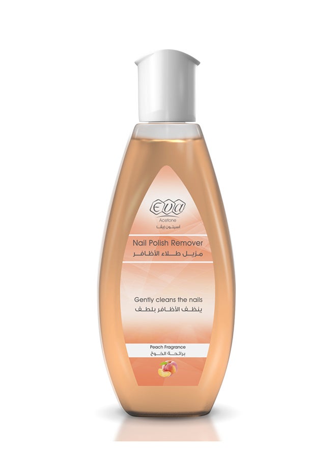 Eva Care Acetone Nail Polish Remover peach Fragrance 