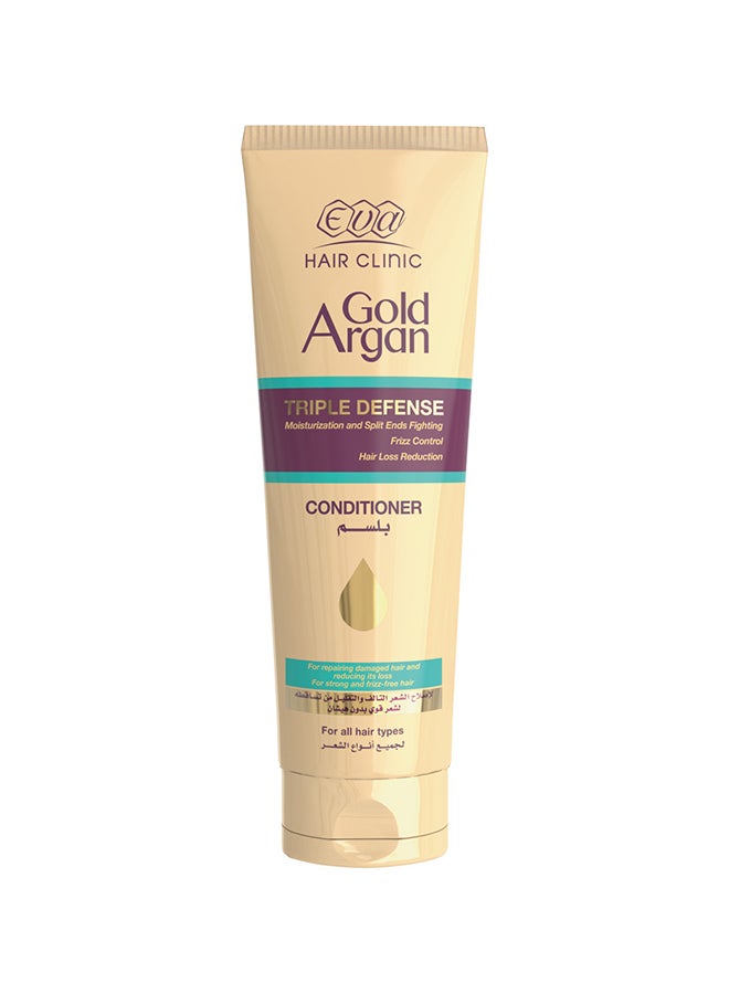 Eva - Hair Clinic Gold Argan Conditioner With Gold And Argan Oil 230ml - Image 1